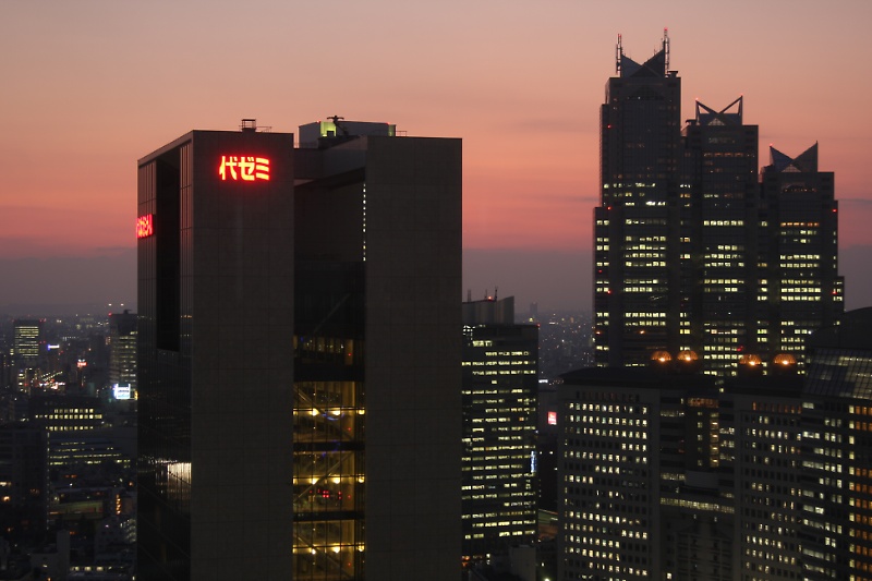 View from my hotel room in Shinjuku