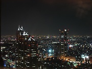 Night view over Tokyo