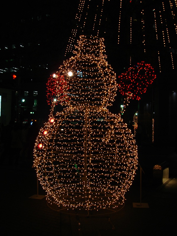 Christmas decorations in Shinjuku