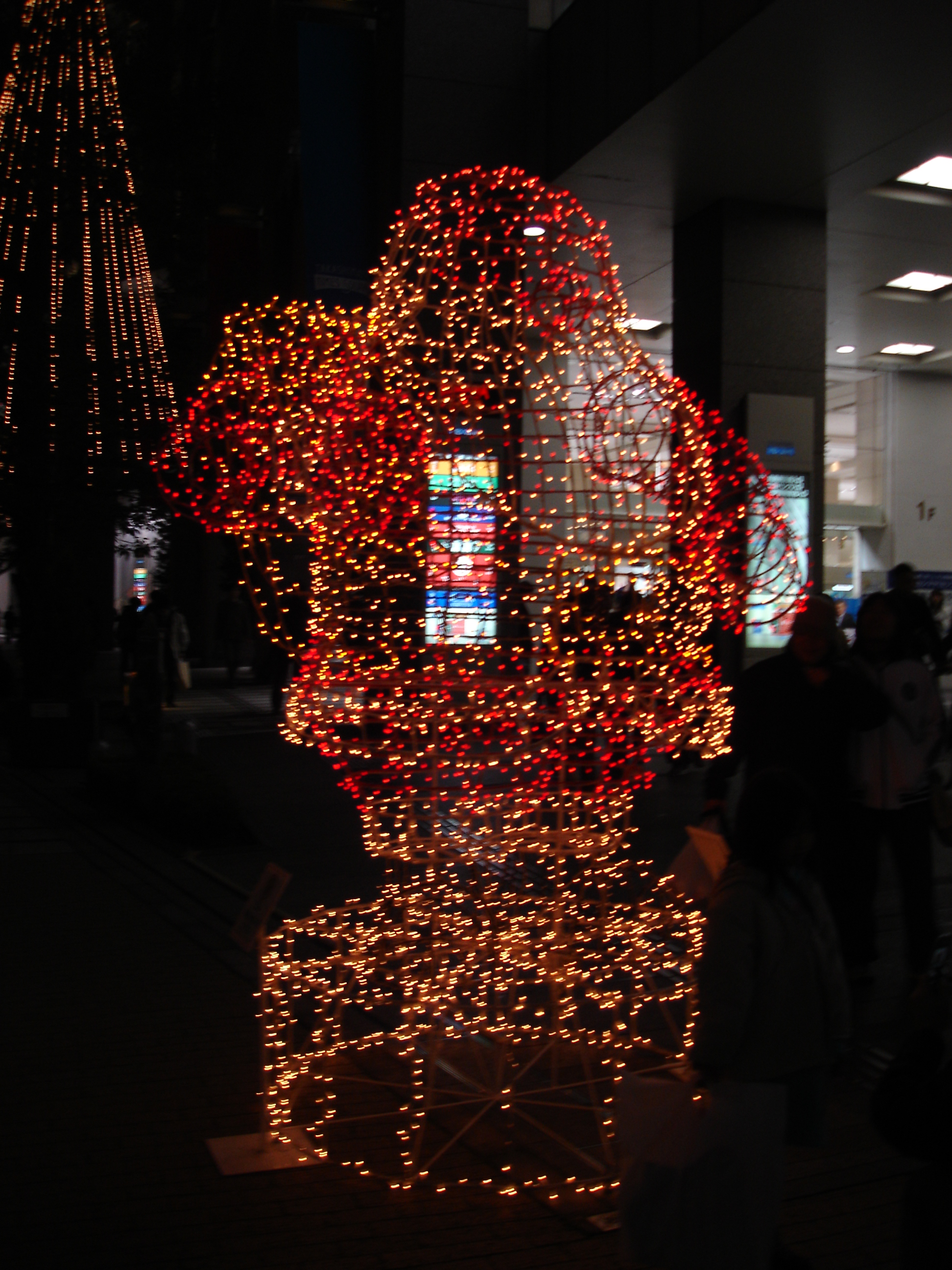 Christmas decorations in Shinjuku